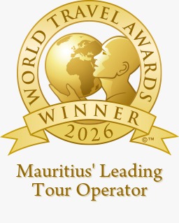 World Travel Awards 2026 winner shield for Mauritius' Leading Tour Operator