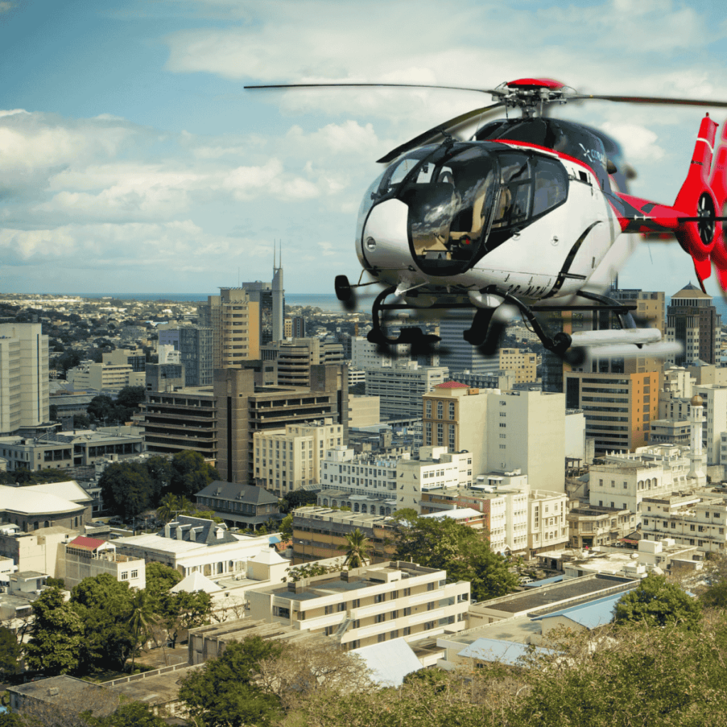 Helicopter Tour Mauritius